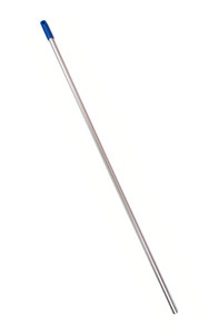 Weco aluminium steel blauw met gat 150cm