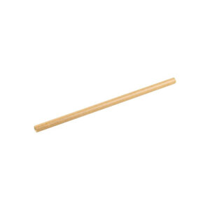 Papieren rietjes natural 240x10mm 100 stuks