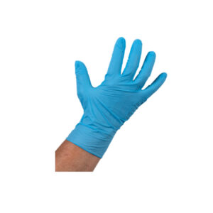 Handschoen nitril blauw ongepoederd S a100