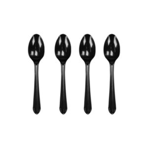 Depa lepel reusable zwart PS 170 mm