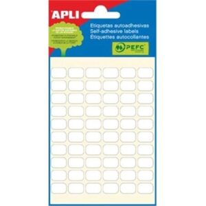 Apli witte etiketten ft 8 x 12 mm (b x h), 360 stu