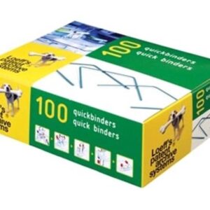 Loeff's quickbinder Lengte 100 mm.   Doos van 100