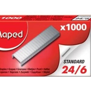Maped nietjes 24/6, doos van 1.000 nietjes