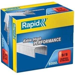 Rapid Nietjes 9/8, Gegalvaniseerd. doos van 5.000