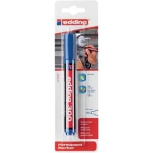 edding permanent marker 300 blauw